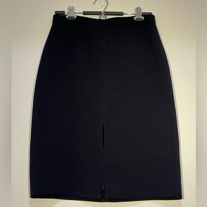 Anne Taylor, front slit pencil skirt. Black, size 4